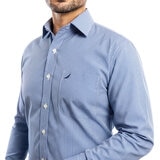 Nautica Camisa para Caballero Azul Cuello 15.5 Manga 32/33