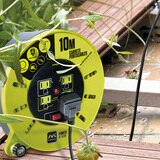 MasterPlug, Extensión Eléctrica de Cassette de 10M - Calibre 16