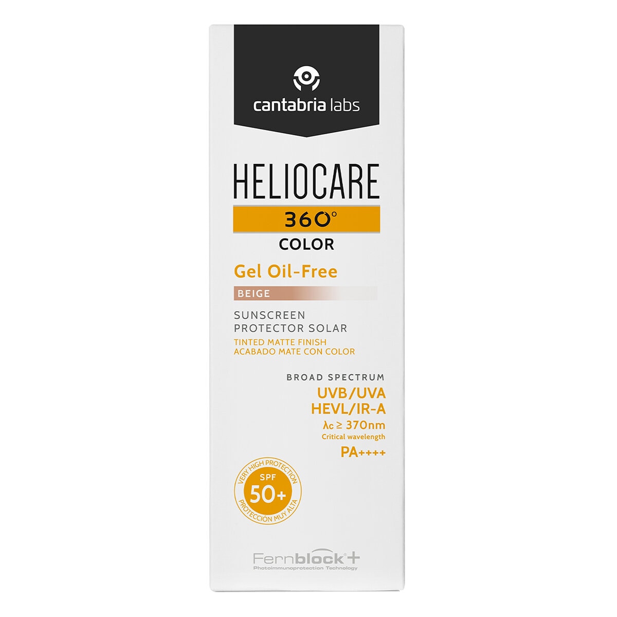 Heliocare 360° Gel Oil-Free con Color Protector Solar 50 ml