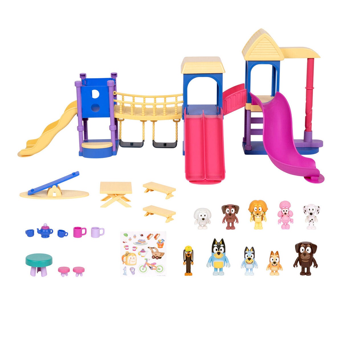 Bluey Parque Infantil de Juegos, 24 Pzas. Bluey Parque Infantil de Juegos, 24 Pzas.
