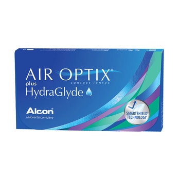 Air Optix Plus HydraGlyde Lentes de Contacto para Miopía e hipermetropía 6 Lentes