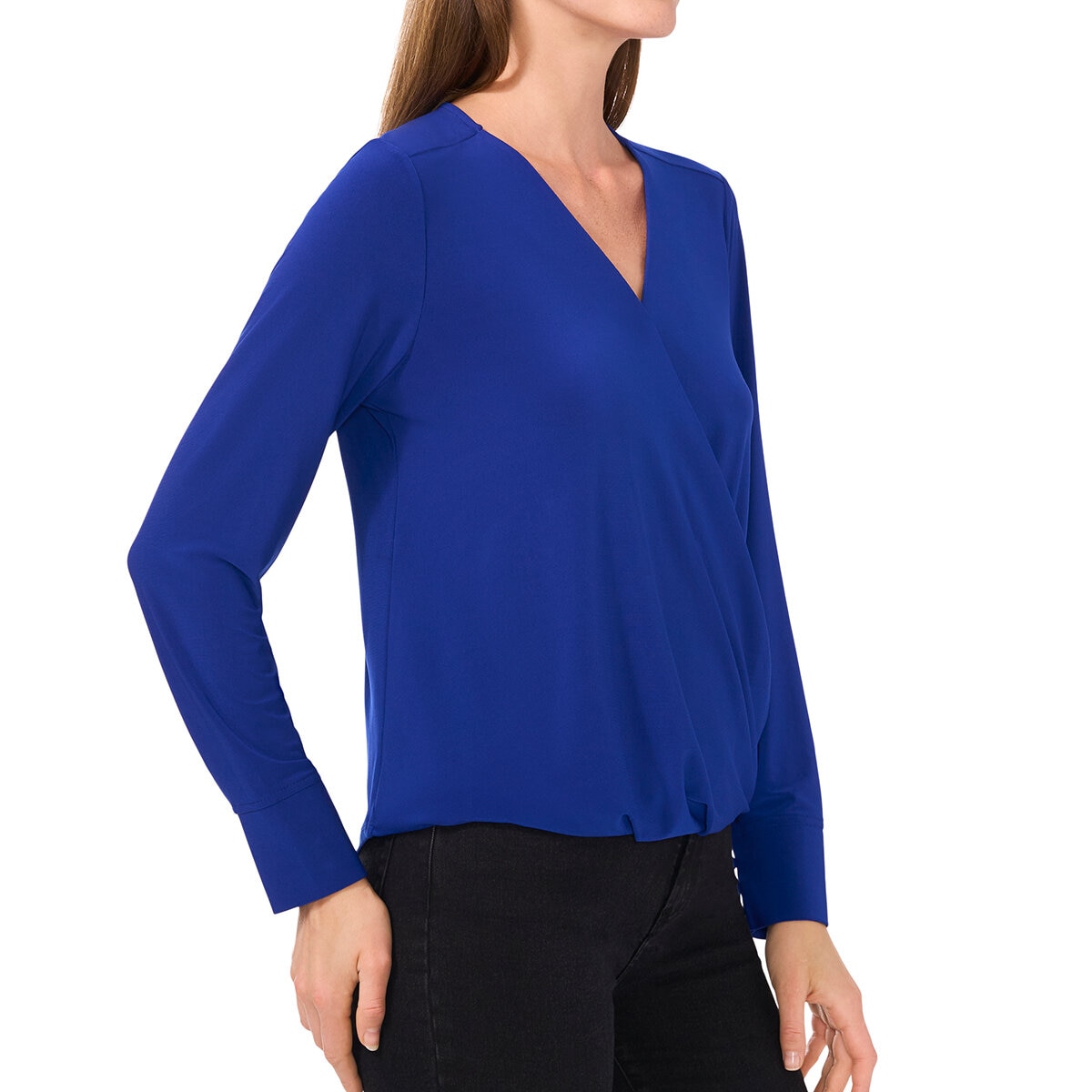 Vince Camuto Blusa para Dama Azul Extra Chica