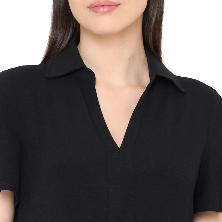 Tahari Vestido para Dama Negro Mediana