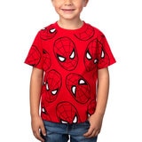 Marvel Playera 4 piezas para Niños o Niñas Spider-Man 7 Años