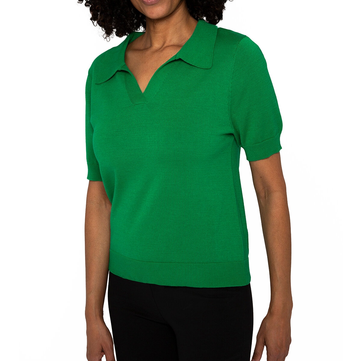 Mario Serrani Blusa para Dama Verde Extra Grande