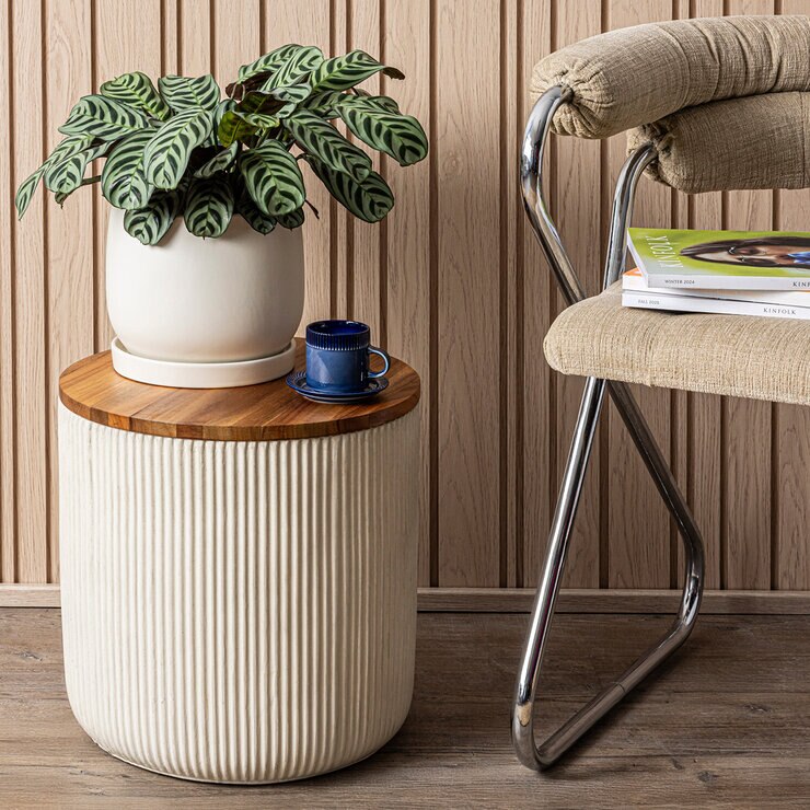 Over & Back, Noah Maceta de Cerámica con Plato