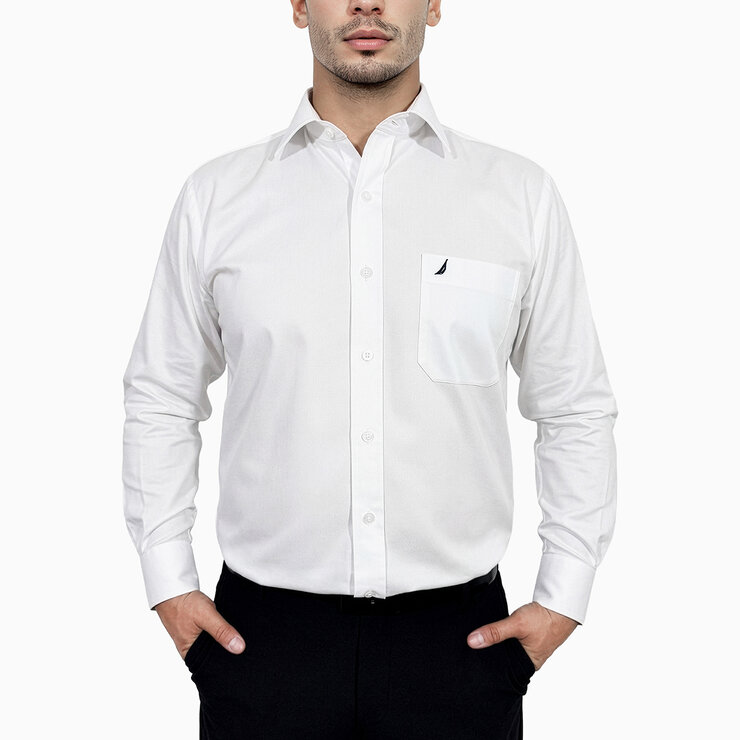 Nautica Camisa para Caballero Blanca Cuello 17 Manga 32/33 Nautica Camisa para Caballero Blanca Cuello 17 Manga 32/33