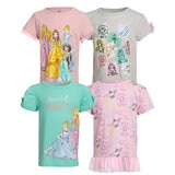 Disney Playera 4 piezas para Niños o Niñas Princesas 3 Años