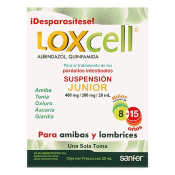 Loxcell Jr Suspensión 2 Cajas con 1 Frasco de 20 ml c/u