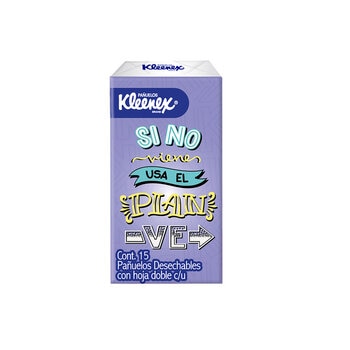 Kleenex Pañuelo Facial  24 pzas con 15 pañuelos