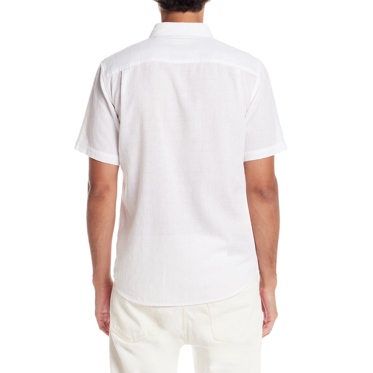 Weatherproof Vintage Camisa manga corta para Caballero Blanco Grande