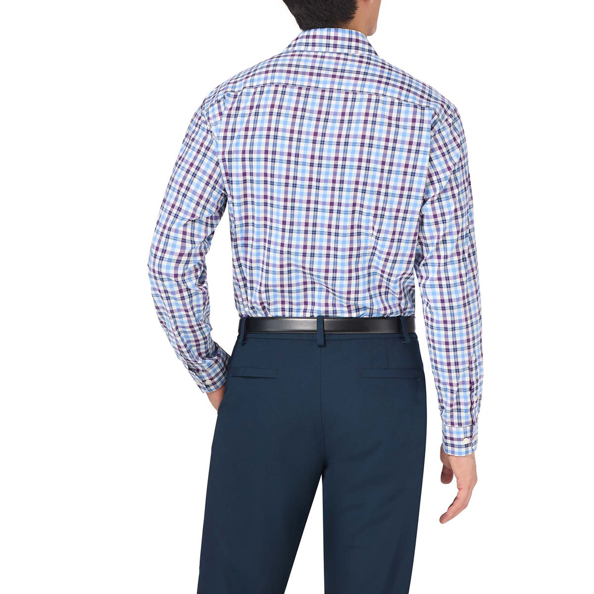 Kirkland Signature Camisa para Caballero Morado Manga 17-17.5 Cuello 34/34