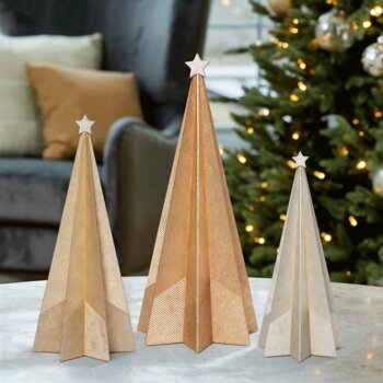 Árboles Navideños, 3 Piezas