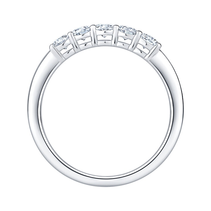 Anillo de Diamantes 0.50ctw, Oro Blanco 14K