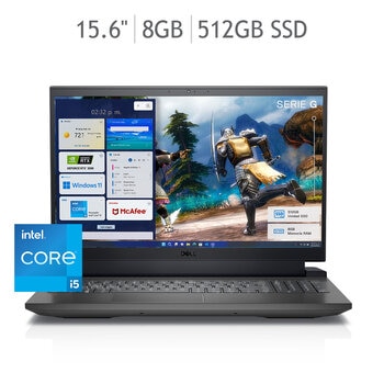 DELL Gaming NB G15 5511 Laptop 15.6" Full HD Intel Core i5 8GB 512GB SSD + Mochila