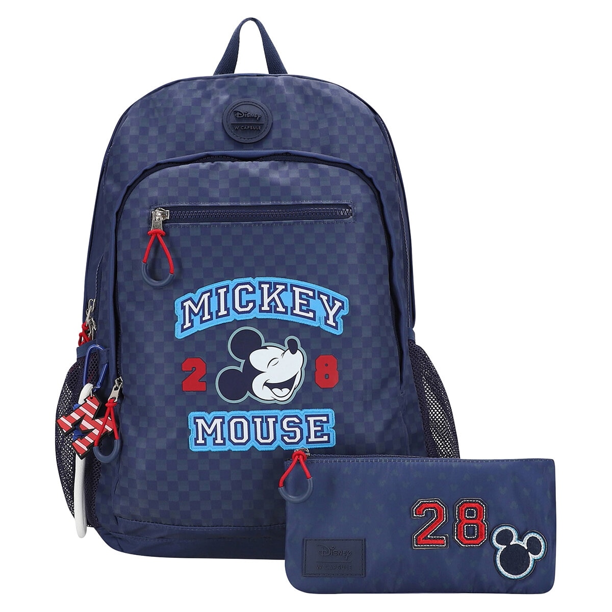 Piagui Mochila Juvenil con Lapicera Mickey Mouse
