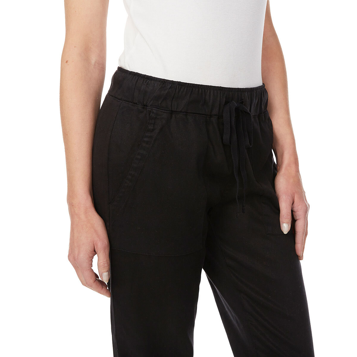 Buffalo David Bitton Pantalones para Dama Negro Extra Grande