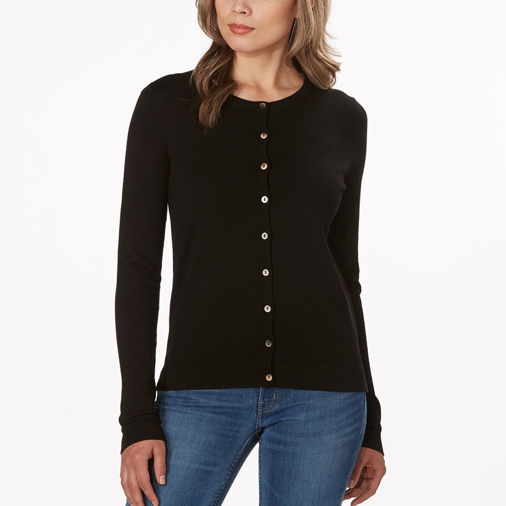 Kirkland Signature, cardigan, negro Costco México