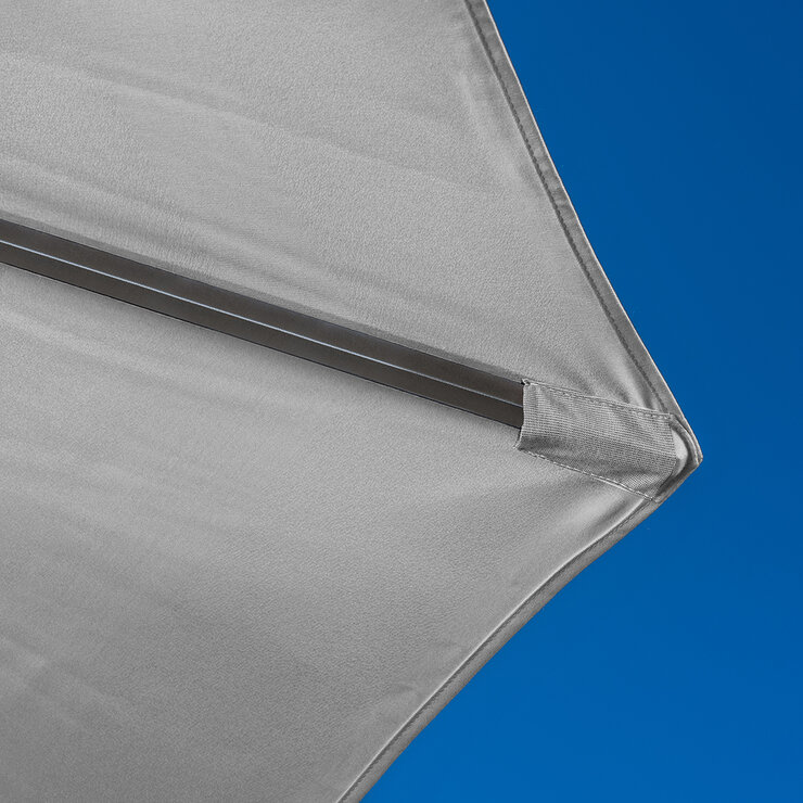 SunVilla, Sombrilla Redonda de 3m, Gris