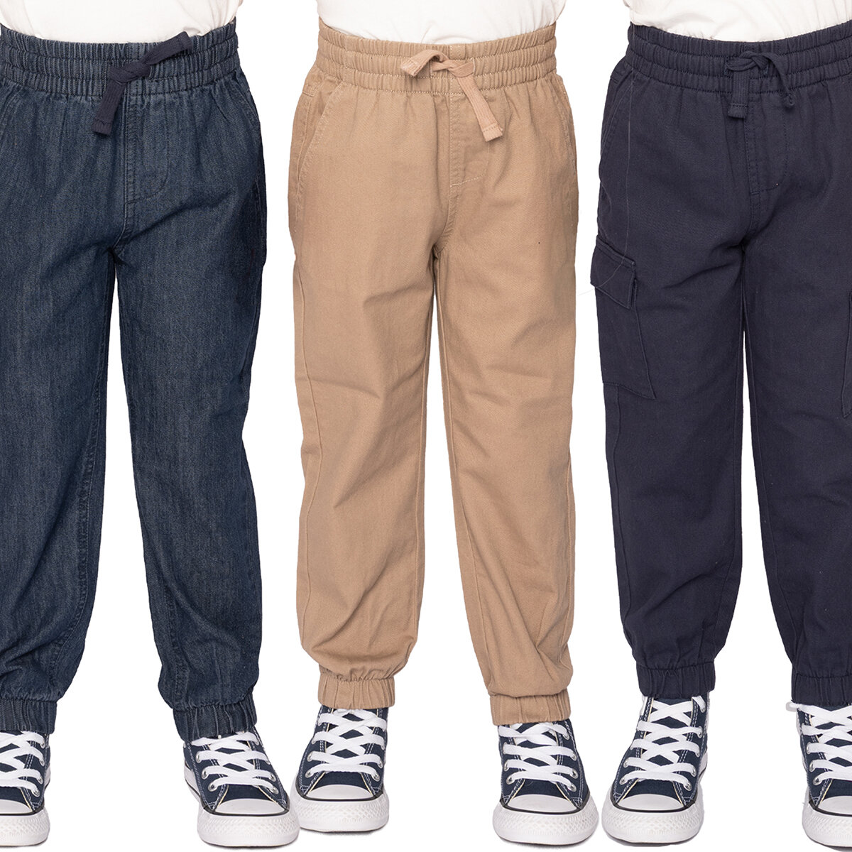 Pekkle Pantalones 3 piezas para Niños y Niñas Varias Tallas y Colores