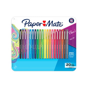 Paper Mate Flair Marcadores de Colores 20 Piezas