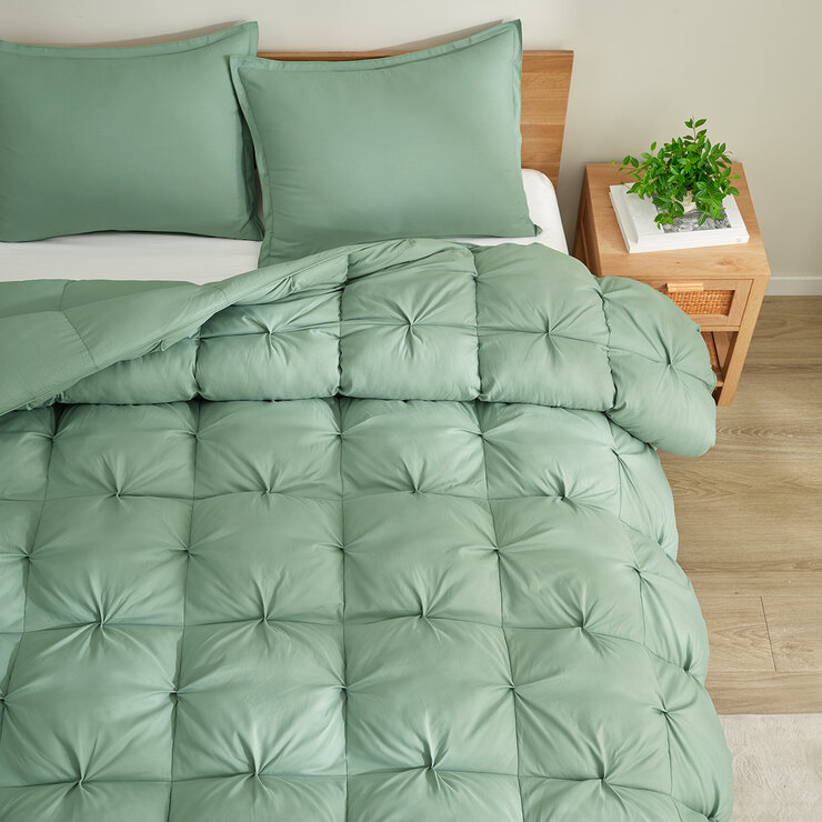 Casual Living, Edredón King de 3 pzs, Verde