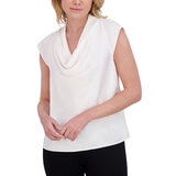 DKNY Blusa para Dama Blanco Extra Chica