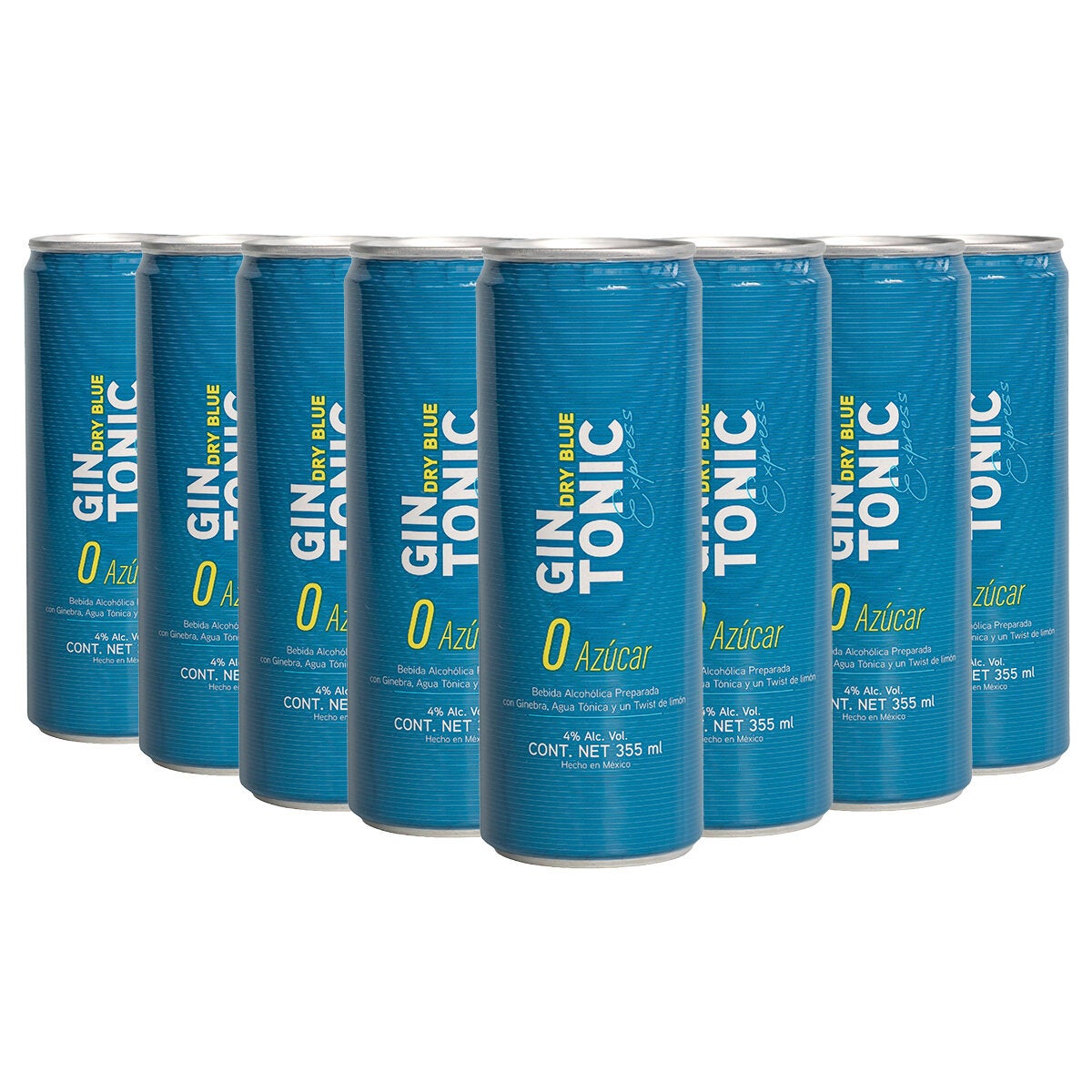 Dry Blue Express Gin Tonic Sin Azúcar 8/355ml Dry Blue Express Gin Tonic Sin Azúcar 8/355ml