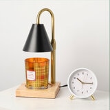 Mikasa Home Accents Calentador de Velas con Altura Ajustable, Negro