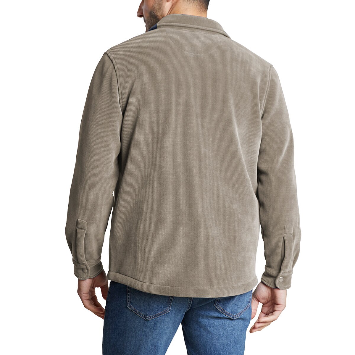 Copper & Oak Chamarra tipo camisa para caballero Café Grande Copper & Oak Chamarra tipo camisa para caballero Café Grande