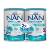 Nestle NAN Optipro 2 fórmula para bebé 2 pzas de 1.2 kg