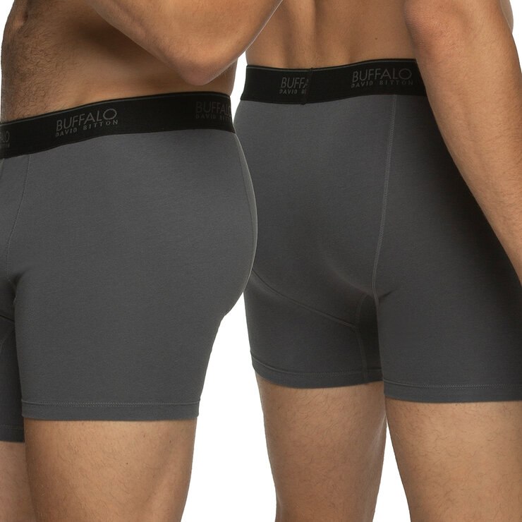 Buffalo David Bitton Bóxers para Caballero 5 piezas Negro Chica