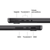 Apple MacBook Pro 14" M5 16GB 512GB SSD Negro Espacial