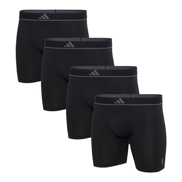 Adidas Bóxers para Caballero 4 piezas Negro Mediana