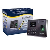 BioCheck Reloj Checador de Huella Digital para 30 Empleados