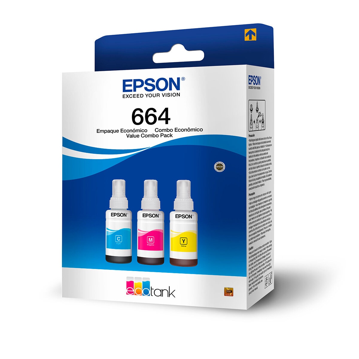 Epson Paquete de 3 Tintas Ecotank 664 