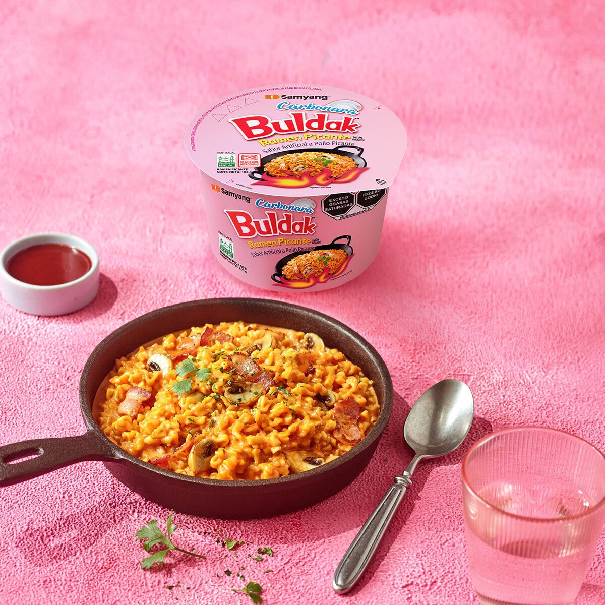 Buldak Ramen Carbonara Picante 6/105 g