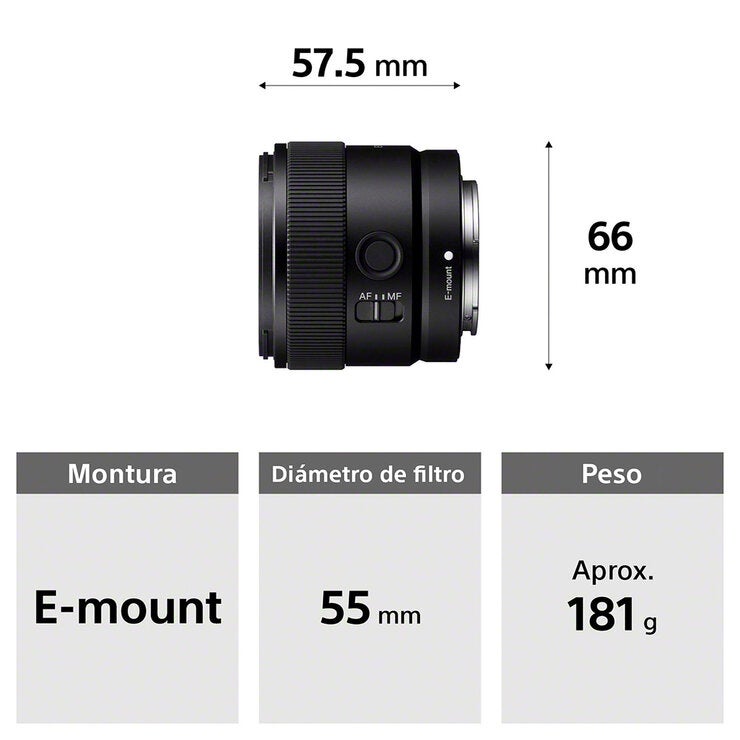 Sony Lente E 11 mm F1.8 Sony Lente E 11 mm F1.8