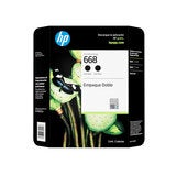 HP668 Cartucho de Tinta Negra 2 Pack 6L6T4BL HP668 Cartucho de Tinta Negra 2 Pack 6L6T4BL