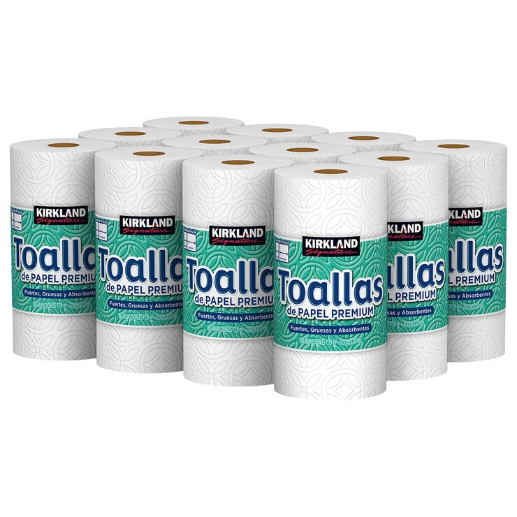 Kirkland Signature Toalla Desechable 12 pzas