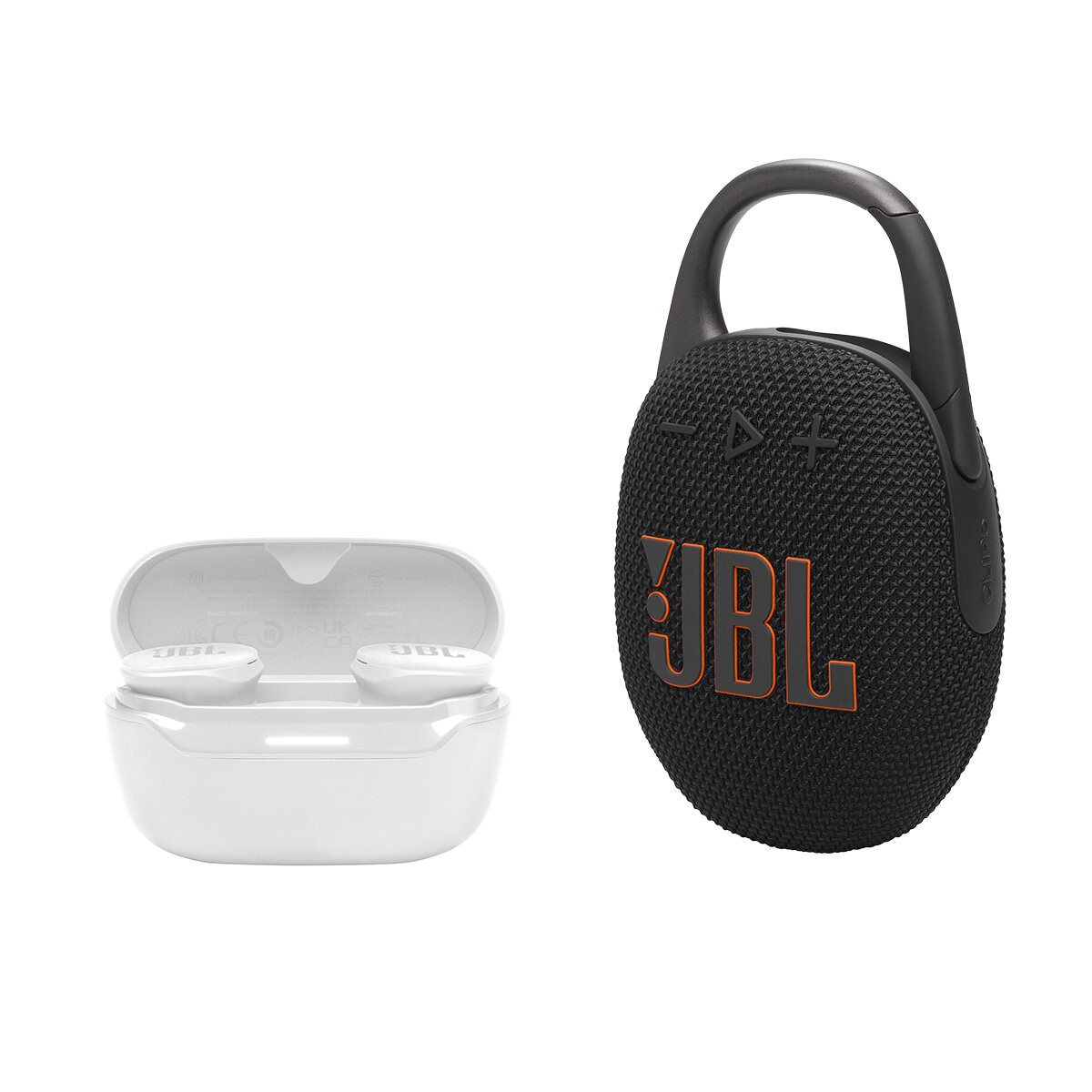 JBL Bundle Endurance Race 2 Audífonos Inalámbricos + Clip 5 Bocina Bluetooth