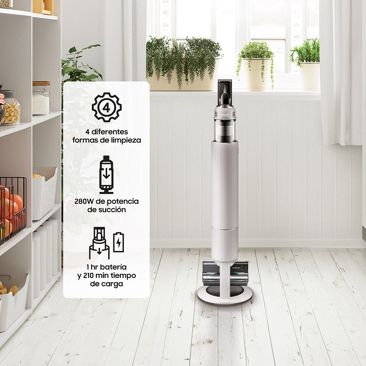 Samsung Aspiradora Inalámbrica Bespoke AI Jet Lite