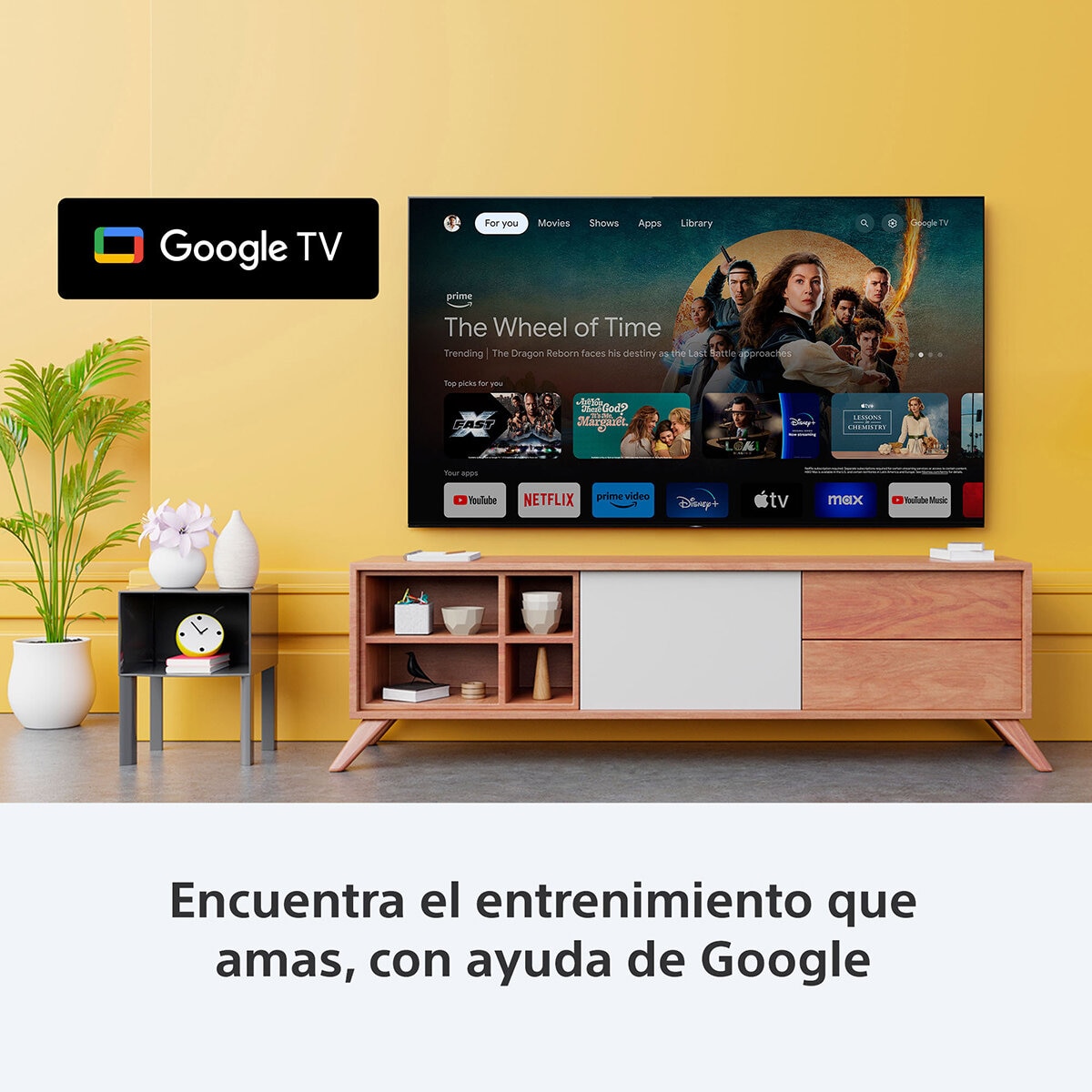 Sony Pantalla 65" OLED 4K Google TV
