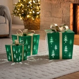 Cajas Metálicas de Regalo con Luces LED, Varios Modelos Cajas Metálicas de Regalo con Luces LED, Varios Modelos