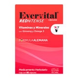 Evervital Redntense  Vitaminas y Minerales 90 Cápsulas