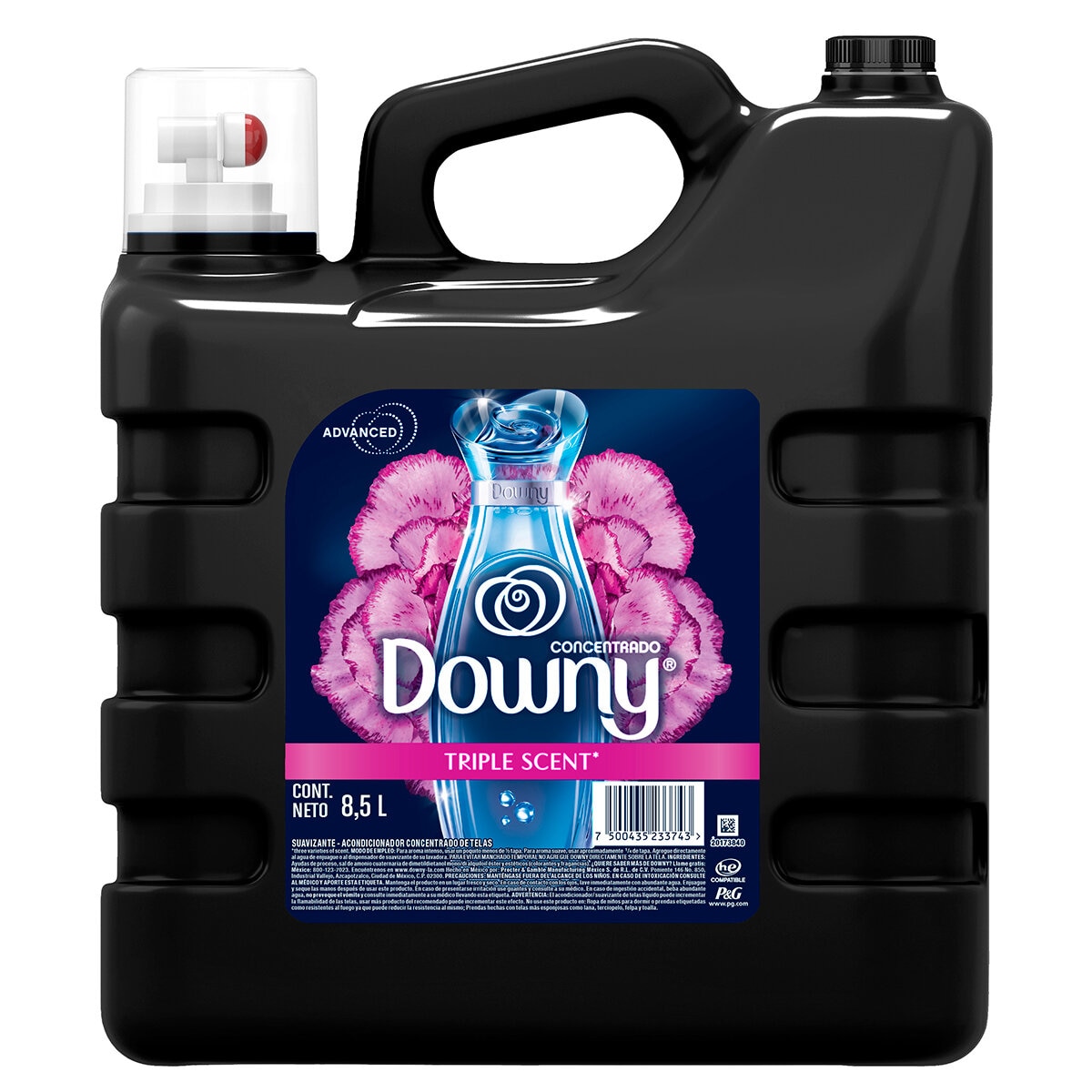 Downy Triple Scent Suavizante de Telas 8.5 l