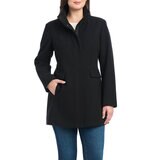 Vince Camuto Abrigo para Dama Negro Extra Grande Vince Camuto Abrigo para Dama Negro Extra Grande