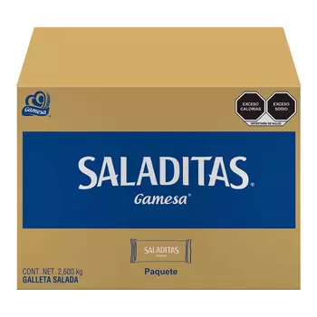 Gamesa Galletas Saladitas 200 pzas de 13g