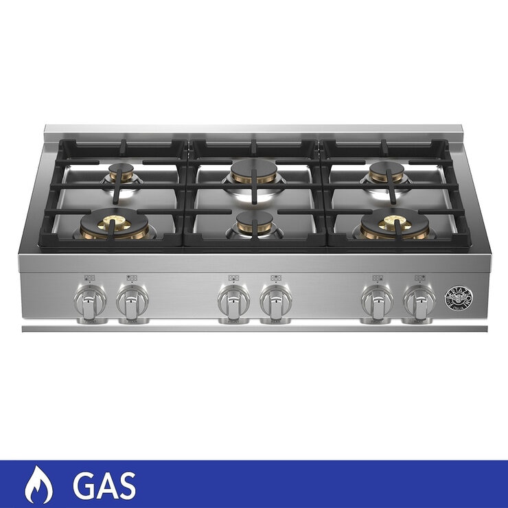 Bertazzoni Parrilla de Gas 6 Quemadores de 90cm