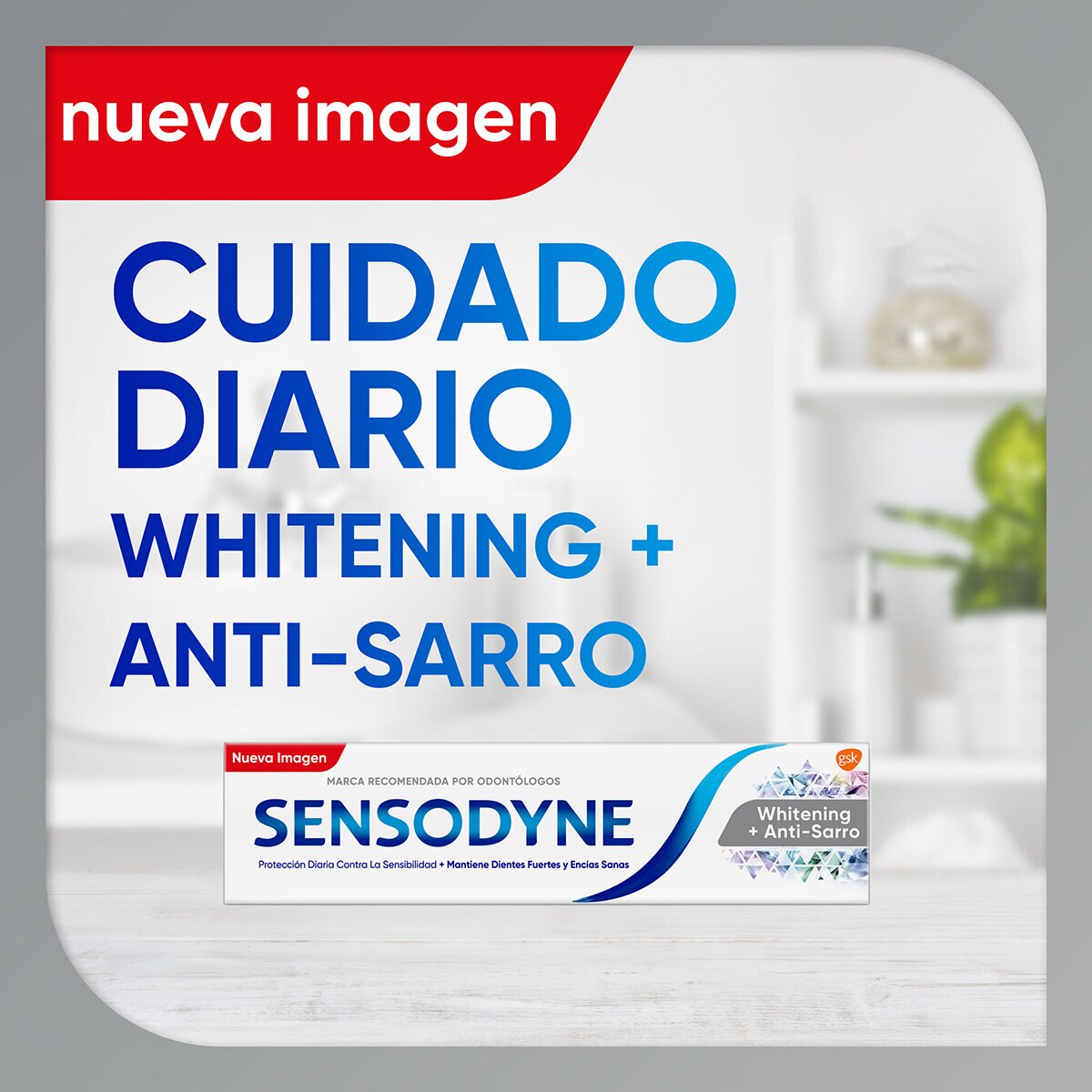 Sensodyne Pasta Dental Blanqueadora Antisarro 5 pzas de 113gr